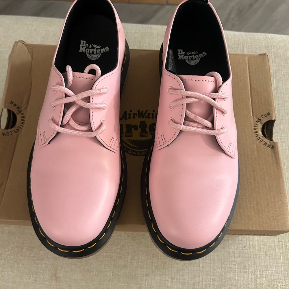 Dr. Martens Pink Leather Shoes